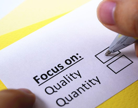 Choosing quality over quantity as a trainer