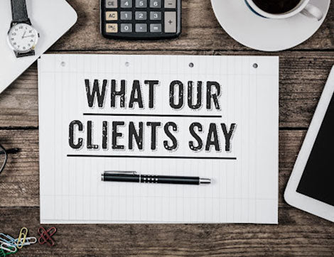 Client testimonials - March 2022